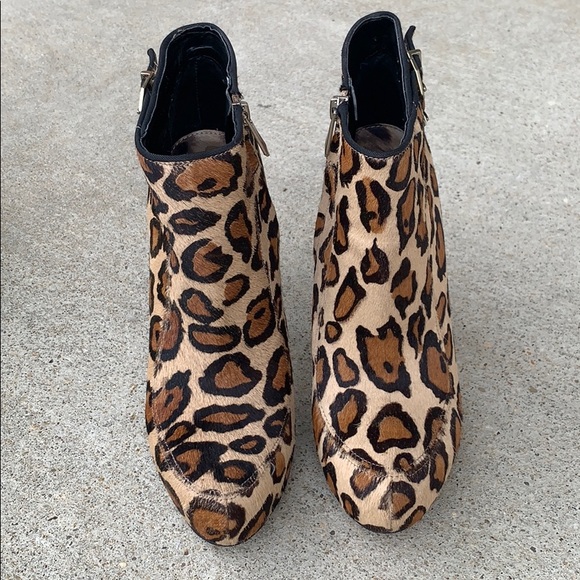 Sam Edelman Kit leopard print ankle boots - Picture 3 of 11